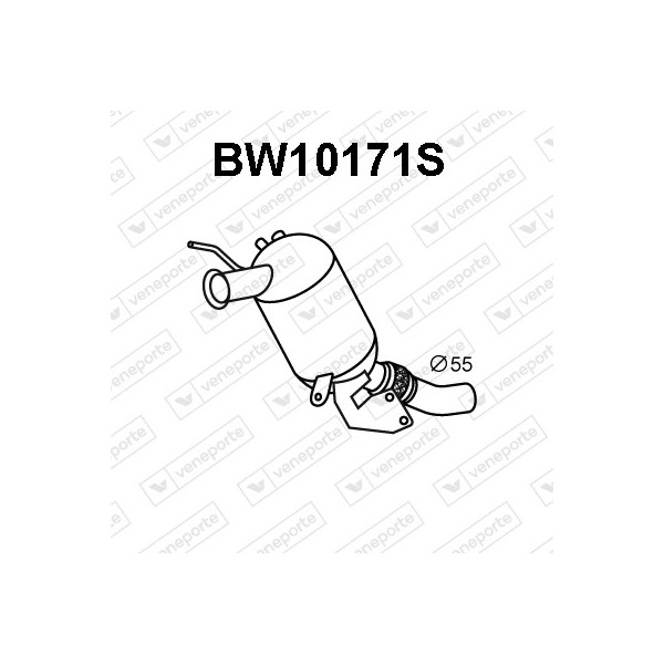 Filtry cząstek stałych DPF BMW - 18307798309-SIC  