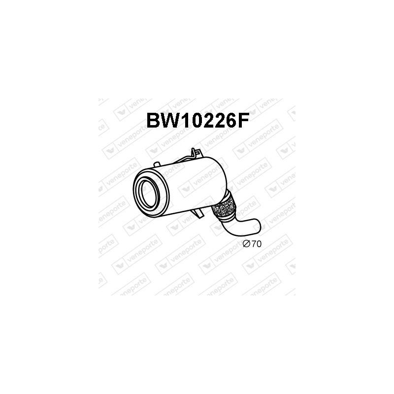 Filtry cząstek stałych DPF BMW - 18307796215 18307807474 18307812880