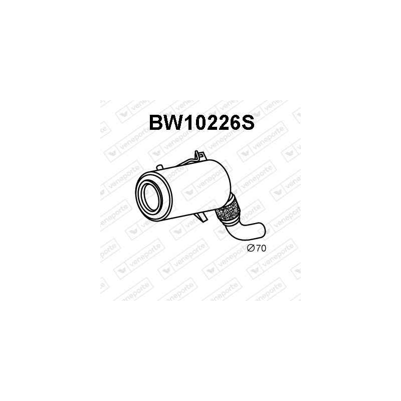 Filtry cząstek stałych DPF BMW - 18307796215 18307807474 18307812880