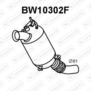 Filtry cząstek stałych DPF BMW - 18308514484 18308514485 18308514486