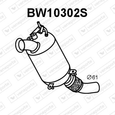Filtry cząstek stałych DPF BMW - 18308514484-SIC 18308514485-SIC 18308514486-SIC