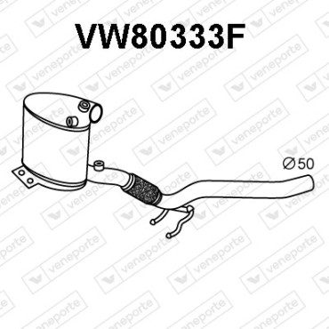 Filtry cząstek stałych DPF SEAT / SKODA / VOLKSWAGEN - 6R0254700PX JZW254702BX 