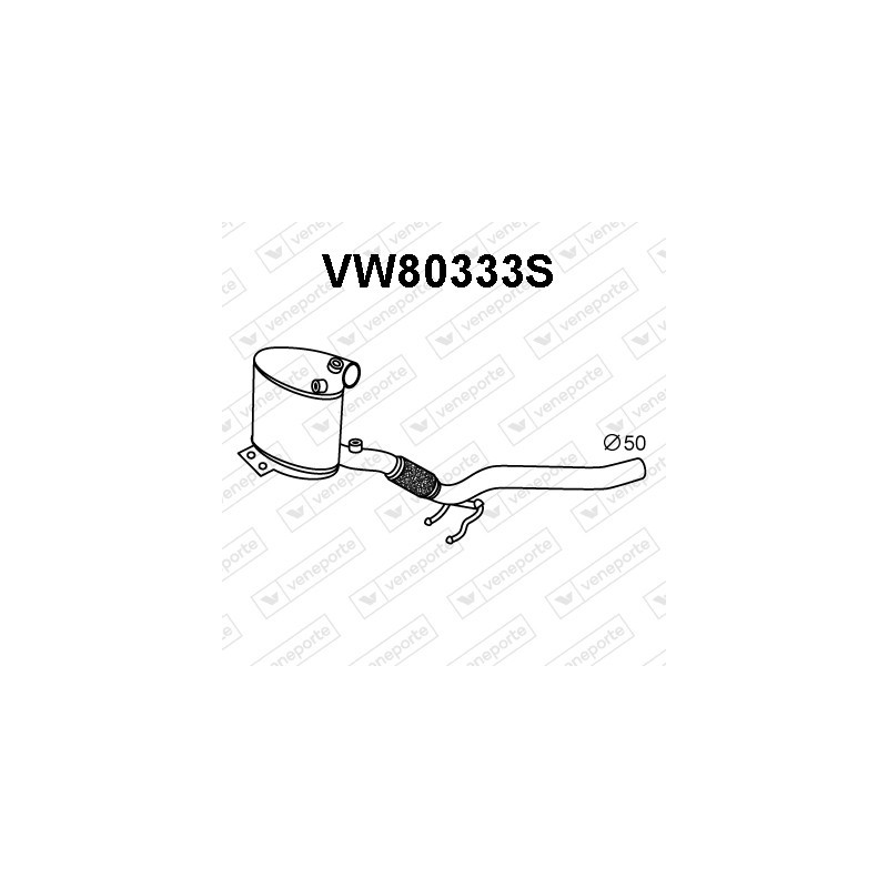 Filtry cząstek stałych DPF SEAT / SKODA / VOLKSWAGEN - 6R0254700PX-SIC JZW254702BX-SIC 