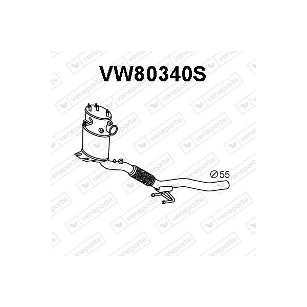 Filtry cząstek stałych DPF AUDI / SEAT / SKODA / VOLKSWAGEN - 1K0253058LD-SIC 1K0254703JX-SIC 1K0254704KX-SIC