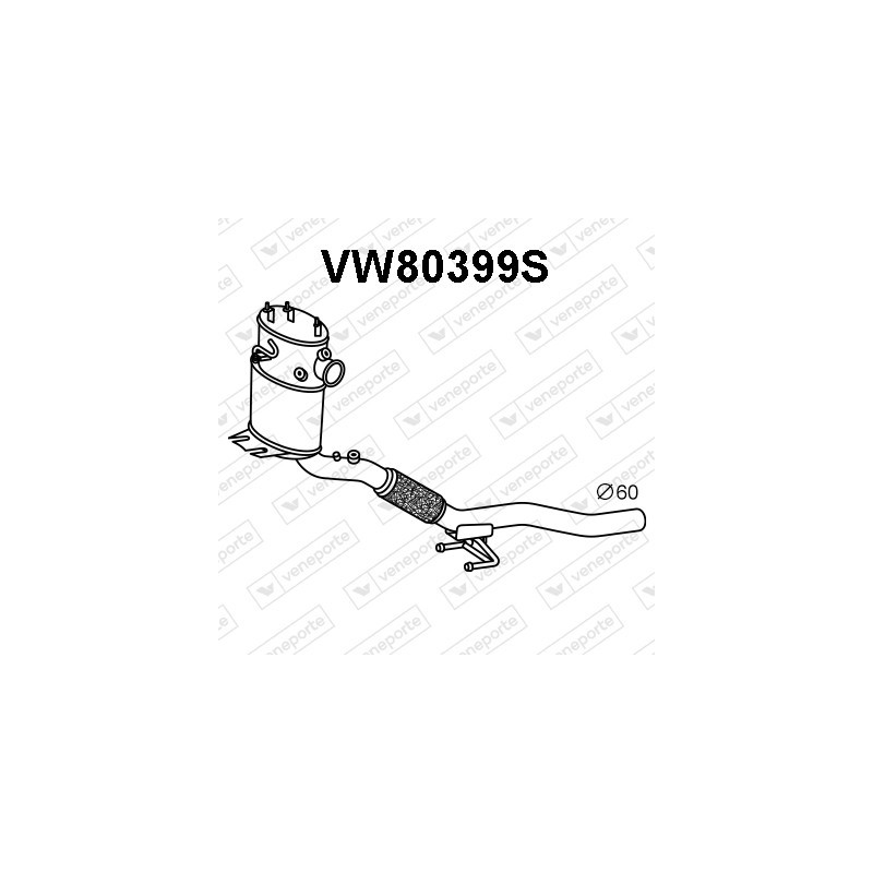 Filtry cząstek stałych DPF AUDI / SEAT / SKODA / VOLKSWAGEN - 1K0253058DN-SIC 1K0253058LG-SIC 1K0254704RX-SIC