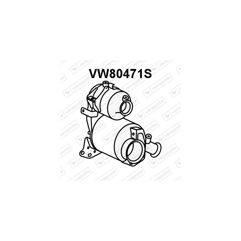 Filtry cząstek stałych DPF AUDI / SEAT / SKODA / VOLKSWAGEN - 04L131601GX-SIC 04L131601HX-SIC 04L131602EX-SIC