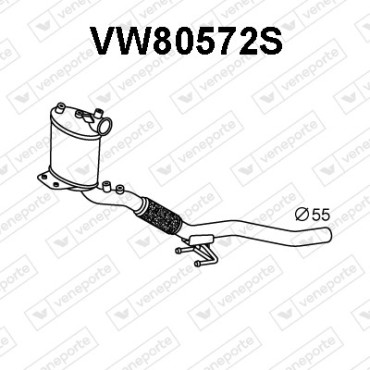 Filtry cząstek stałych DPF AUDI / SEAT / SKODA / VOLKSWAGEN - 1K0254700QX-SIC 1K0254702HX-SIC 1K0254703DX-SIC