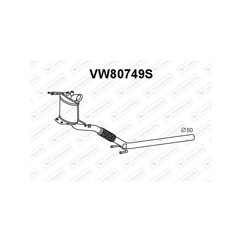 Filtry cząstek stałych DPF SEAT / SKODA / VOLKSWAGEN - 6Q0254700AX-SIC 6Q0254700CX-SIC 