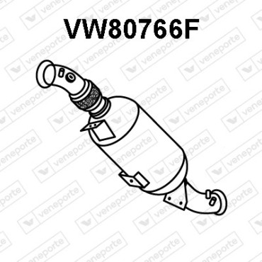 Filtry cząstek stałych DPF VOLKSWAGEN - 2E0131709B 2E0254700FX 2E0254700GX
