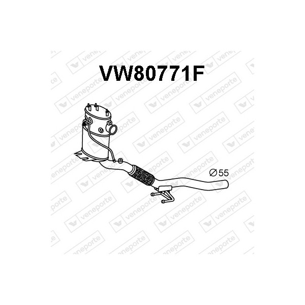 Filtry cząstek stałych DPF VOLKSWAGEN - 3C0254701GX 3C0254702HX JZW254701X
