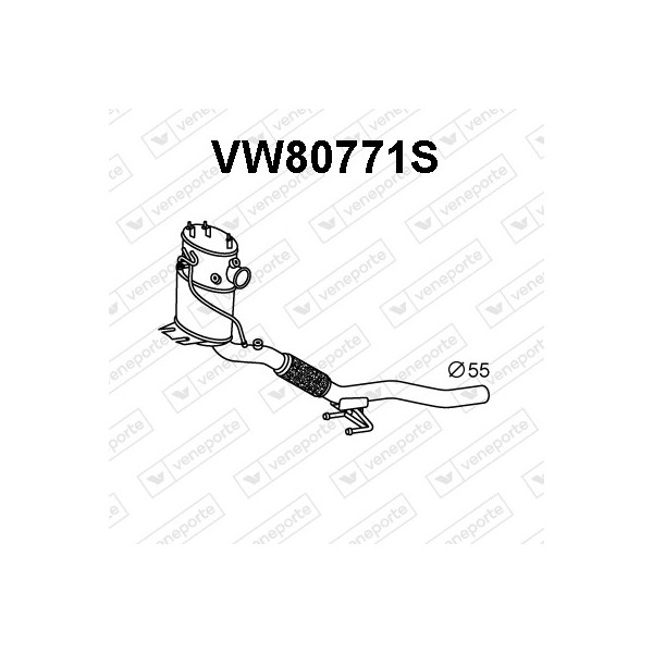Filtry cząstek stałych DPF VOLKSWAGEN - 3C0254701GX 3C0254702HX JZW254701X