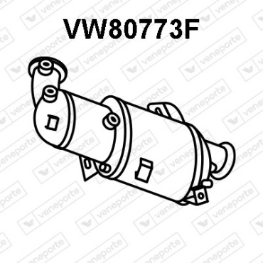 Filtry cząstek stałych DPF VOLKSWAGEN - 7E0254700BX 7E0254700CX 7E0254700DX
