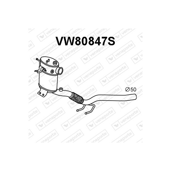 Filtry cząstek stałych DPF AUDI / SEAT / SKODA / VOLKSWAGEN - 6R0254700MX-SIC JZW254702AX-SIC 