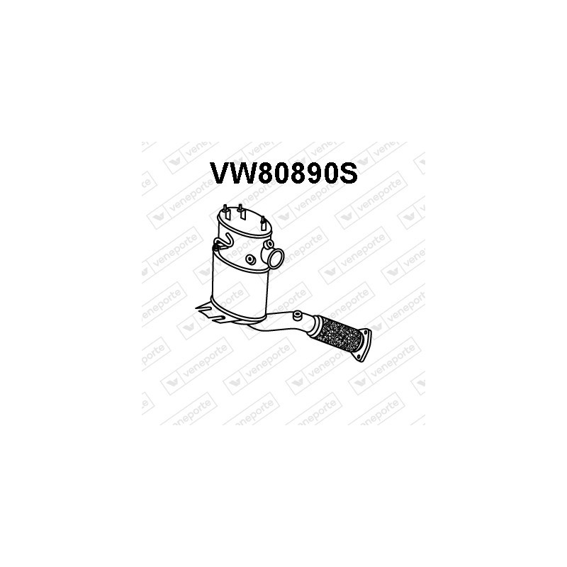 Filtry cząstek stałych DPF SEAT / VOLKSWAGEN - 7N0253053BX-SIC  