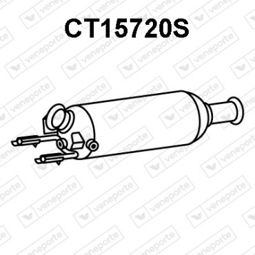 Filtry cząstek stałych DPF CITROËN / MITSUBISHI / PEUGEOT - 1583A016-SIC 1583A083-SIC 1731QK-SIC