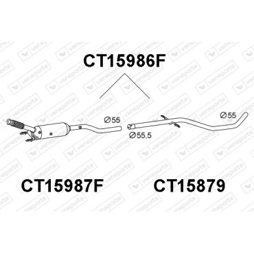 Filtry cząstek stałych DPF CITROËN / PEUGEOT - 1606411480 1606607180 1607187080