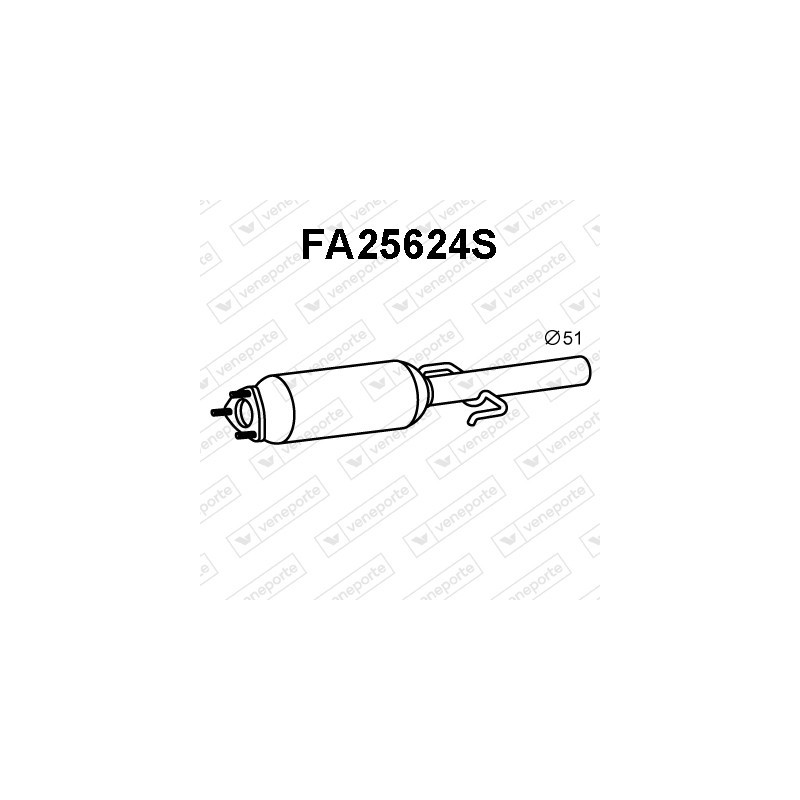 Filtry cząstek stałych DPF FIAT / FORD - 1557691 1671591 51776722