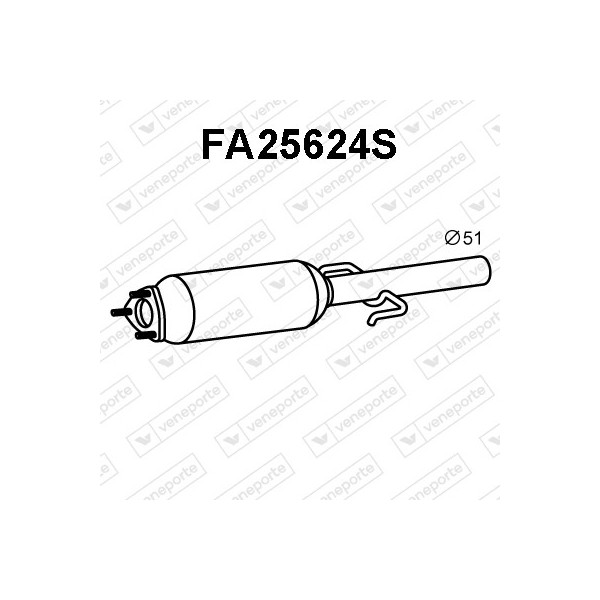 Filtry cząstek stałych DPF FIAT / FORD - 1557691 1671591 51776722