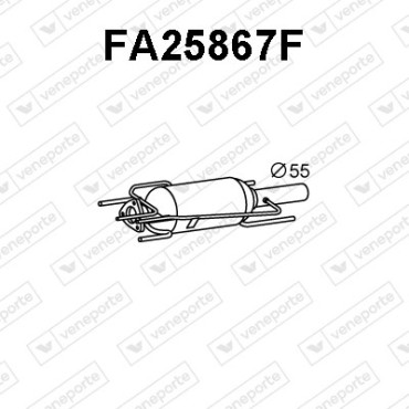 Filtry cząstek stałych DPF FIAT / OPEL / SAAB / VAUXHALL - 51767238 51780157 55187619