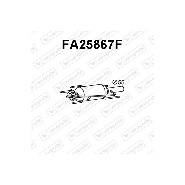 Filtry cząstek stałych DPF FIAT / OPEL / SAAB / VAUXHALL - 51767238 51780157 55187619