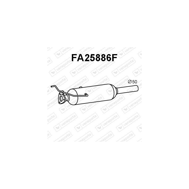 Filtry cząstek stałych DPF FIAT - 51771692 51777752 51780159