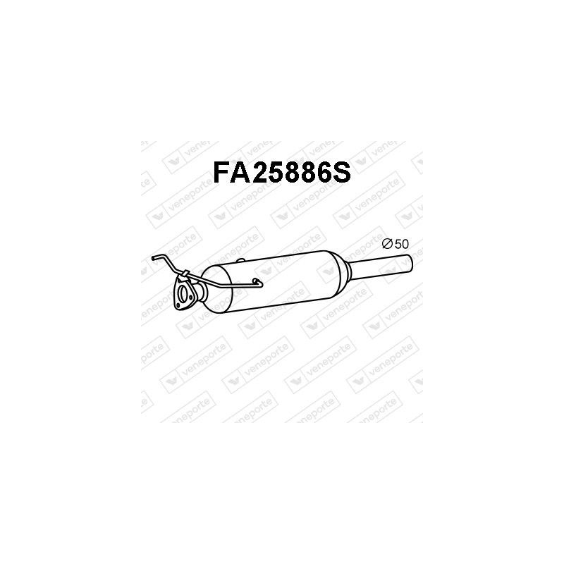 Filtry cząstek stałych DPF FIAT - 51771692-SIC 51777752-SIC 51780159-SIC