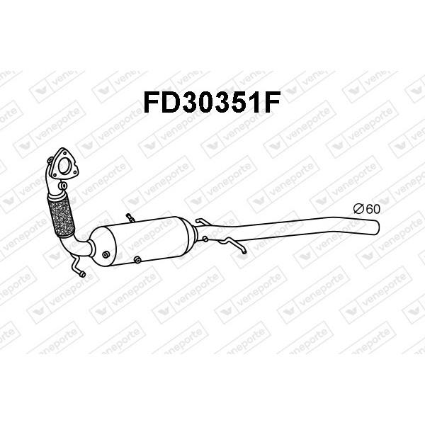 Filtry cząstek stałych DPF FORD - 1774454 1934531 BK215H270AD