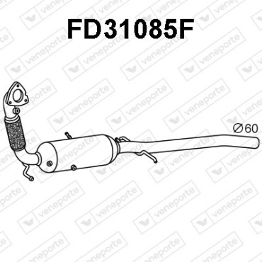 Filtry cząstek stałych DPF FORD - 1818061 1844609 CC115H270BF