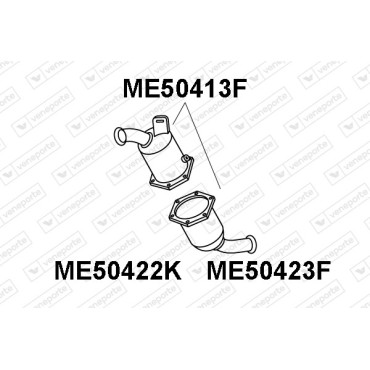 Filtry cząstek stałych DPF MERCEDES - 2034908314  