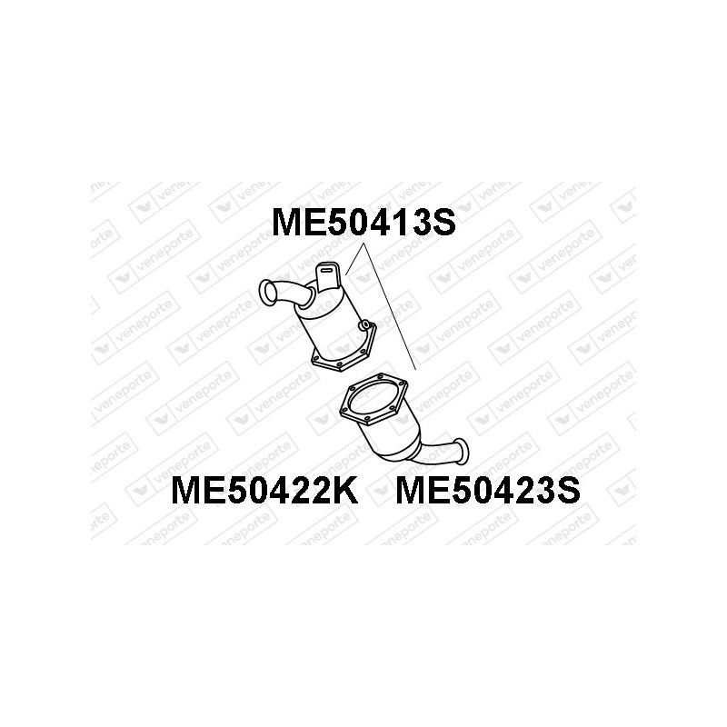 Filtry cząstek stałych DPF MERCEDES - 2034908314-SIC  