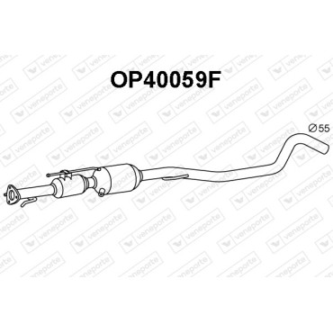Filtry cząstek stałych DPF OPEL / VAUXHALL - 13243546 13253542 855271