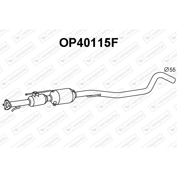 Filtry cząstek stałych DPF OPEL / VAUXHALL - 55352160 55352161 55353946