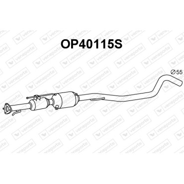 Filtry cząstek stałych DPF OPEL / VAUXHALL - 55352160-SIC 55352161-SIC 55353946-SIC