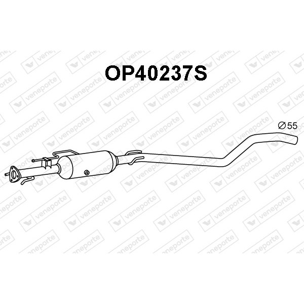 Filtry cząstek stałych DPF OPEL / VAUXHALL - 13243547-SIC 13253541-SIC 850256-SIC