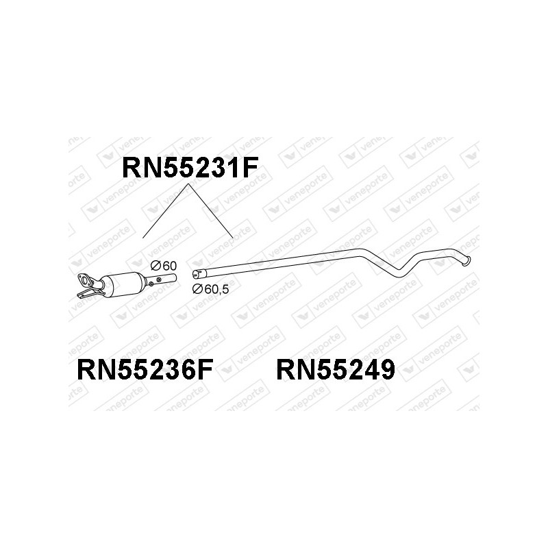 Filtry cząstek stałych DPF RENAULT - 8200391215 8200434542 8200446033
