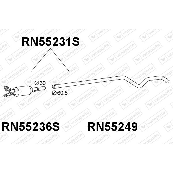Filtry cząstek stałych DPF RENAULT - 8200391215 8200434542 8200446033
