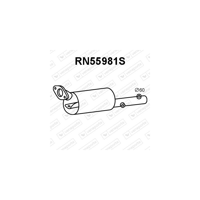 Filtry cząstek stałych DPF RENAULT - 200107237R 208D08504R 8200392221