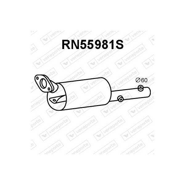 Filtry cząstek stałych DPF RENAULT - 200107237R 208D08504R 8200392221