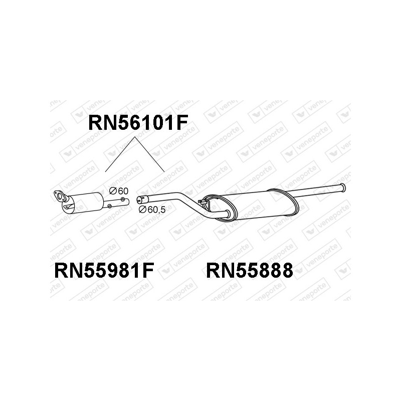 Filtry cząstek stałych DPF RENAULT - 200107237R 208D08504R 