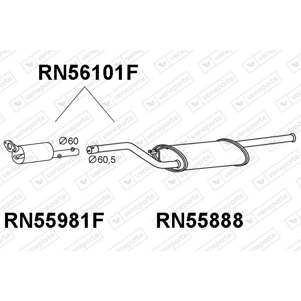 Filtry cząstek stałych DPF RENAULT - 200107237R 208D08504R 