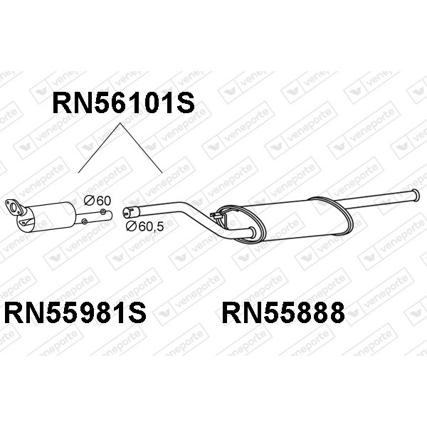 Filtry cząstek stałych DPF RENAULT - 200107237R-SIC 208D08504R-SIC 
