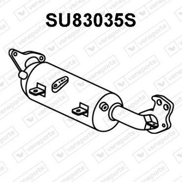 Filtry cząstek stałych DPF SUBARU - 44612AA500-SIC 44612AA501-SIC 44612AA502-SIC