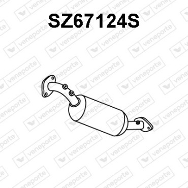 Filtry cząstek stałych DPF SUZUKI - 1419067J20H02 1419067J21H02 1419067J30H02