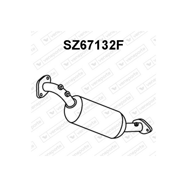 Filtry cząstek stałych DPF SUZUKI - 1419067J00H02 1419067J01H02 