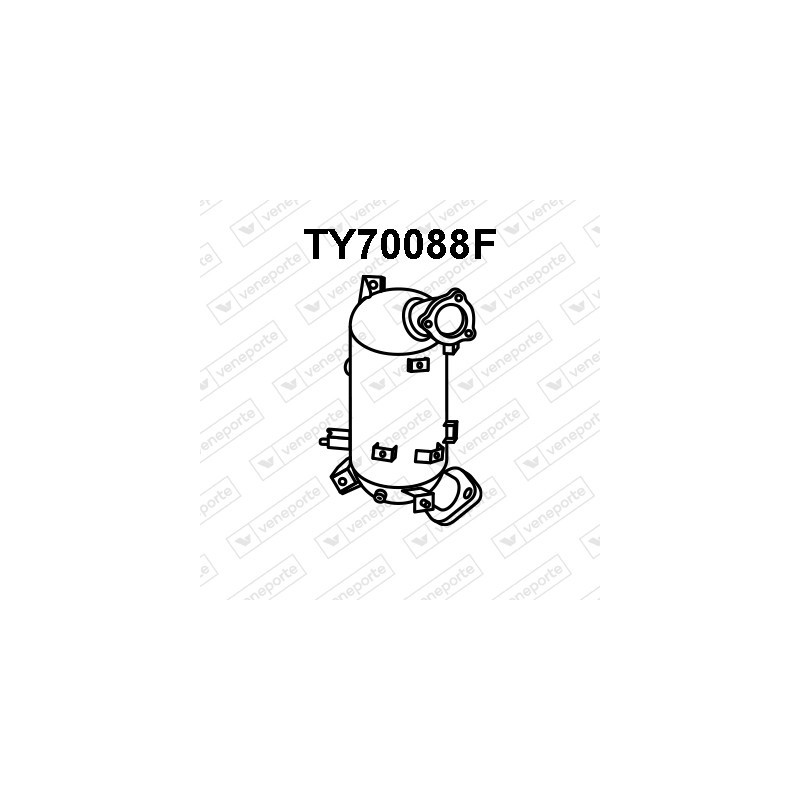 Filtry cząstek stałych DPF TOYOTA - 2505126050 2505126051 