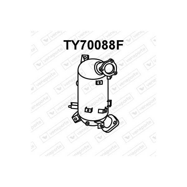 Filtry cząstek stałych DPF TOYOTA - 2505126050 2505126051 