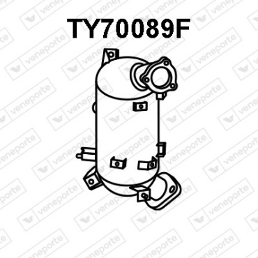 Filtry cząstek stałych DPF TOYOTA - 2505126090  