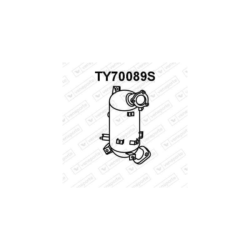 Filtry cząstek stałych DPF TOYOTA - 2505126090-SIC  