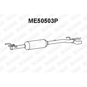 Katalizator SCR MERCEDES - 9064902500 9064903900 9064904400