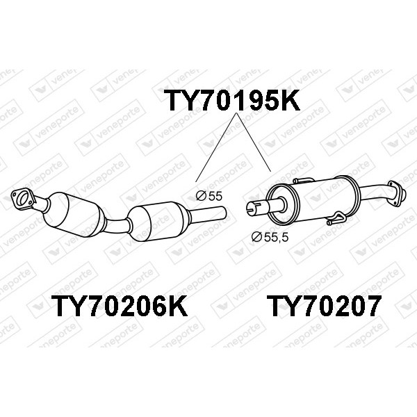 Katalizator AURIS II Hybrid/CT 200h 1.8i H/Br 12/10-05/21 - 174100T510 1741037520
